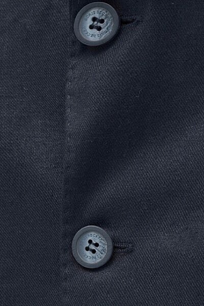 Hedgess Lacivert Renk Keten Karışımlı Blazer Ceket - 3