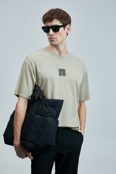 Helıx Modern Grafik T- Shirt Bej - 5