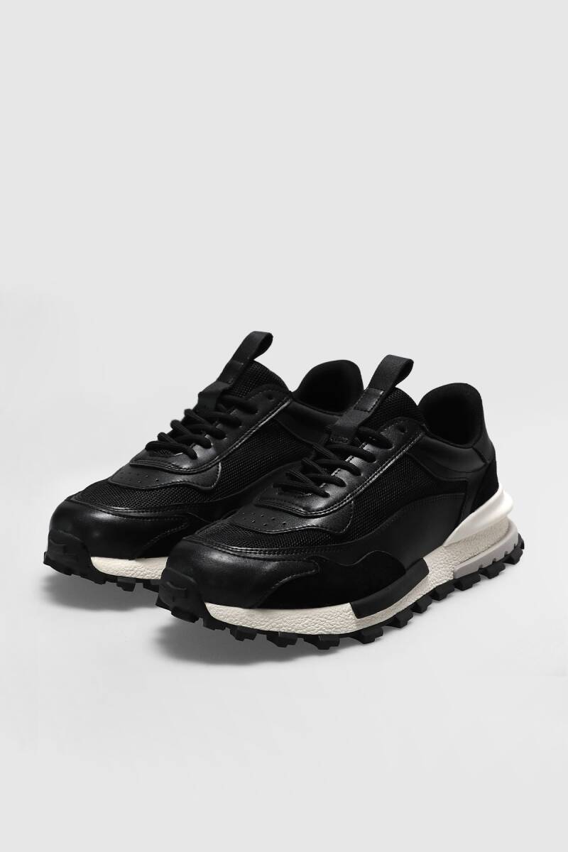 Henry Erkek Sneaker Ayakkabı Siyah - 4