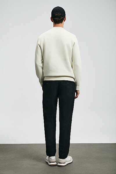 Henry Erkek Sweatshirt Kırık Beyaz - 6