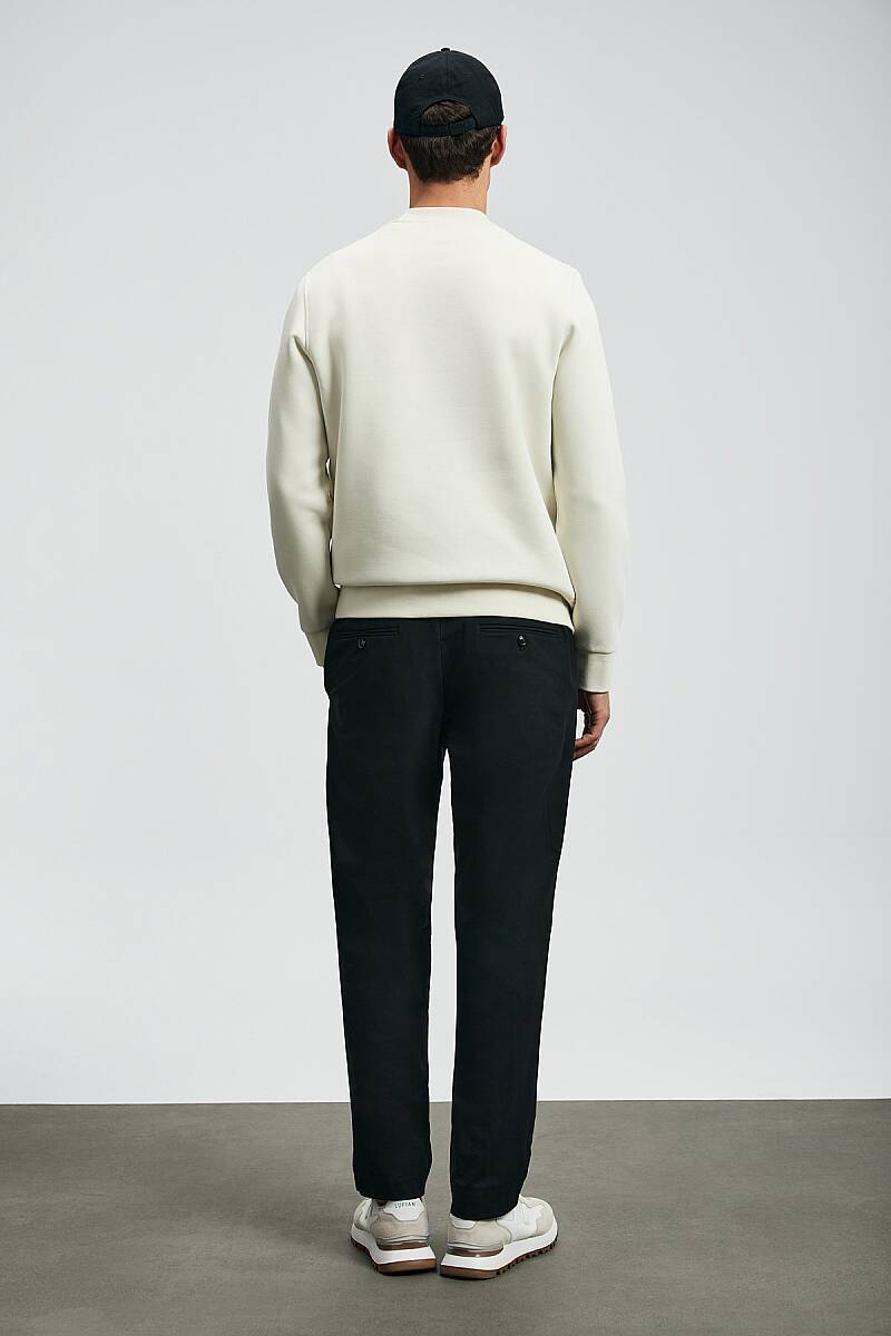 Henry Erkek Sweatshirt Kırık Beyaz - 6