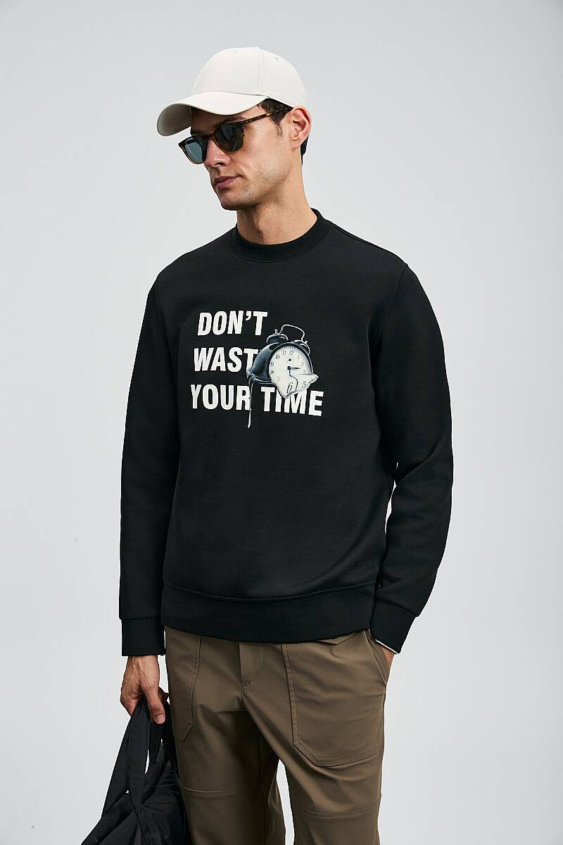 Henry Erkek Sweatshirt Siyah - 3