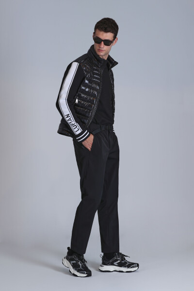 Hidden Spor Erkek Chino Pantolon Slim Fit Siyah - LUFIAN