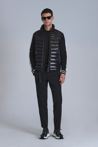 Hidden Spor Erkek Chino Pantolon Slim Fit Siyah - LUFIAN (1)