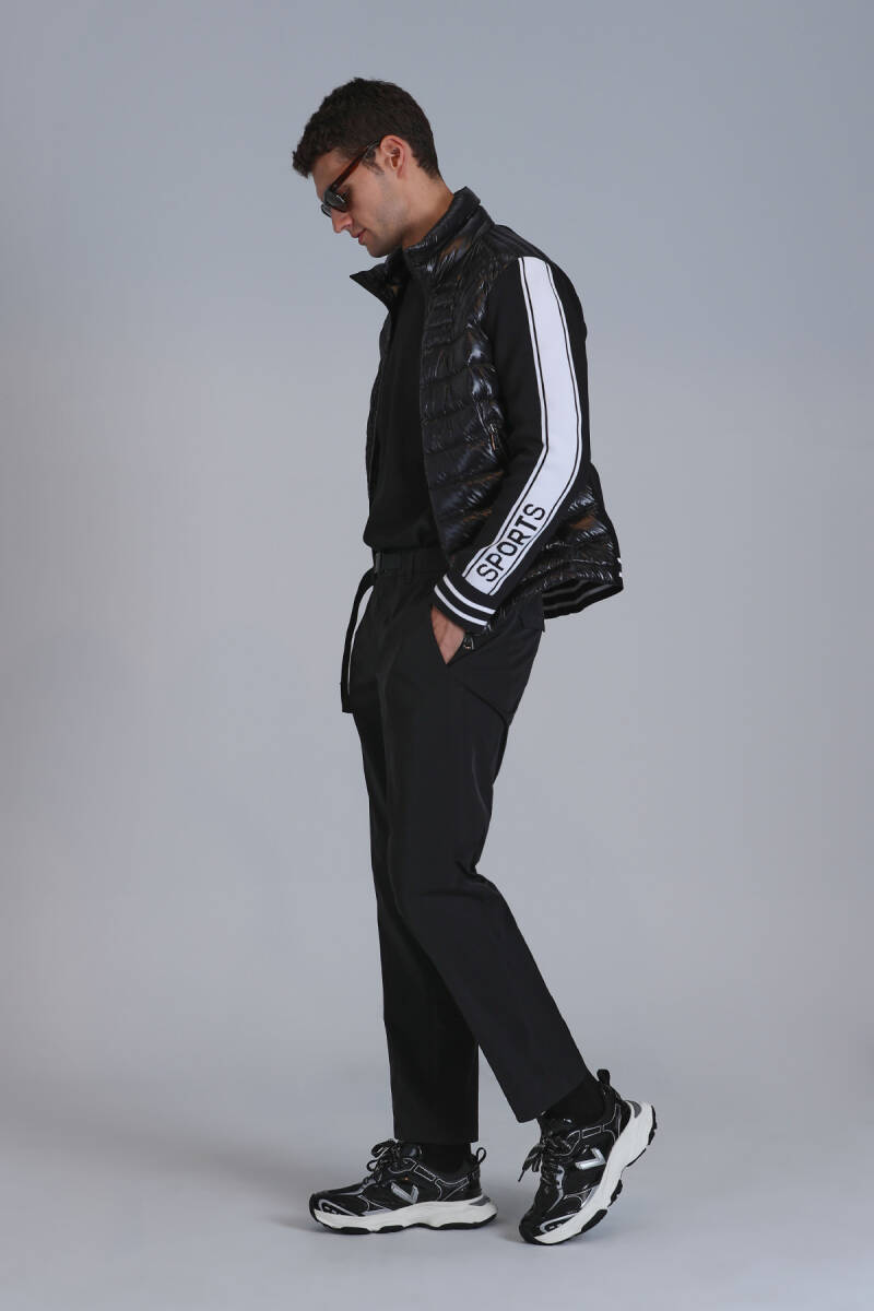 Hidden Spor Erkek Chino Pantolon Slim Fit Siyah - 4