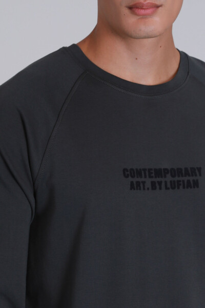 Holly Erkek Uzun Kol Tişört Haki - 3