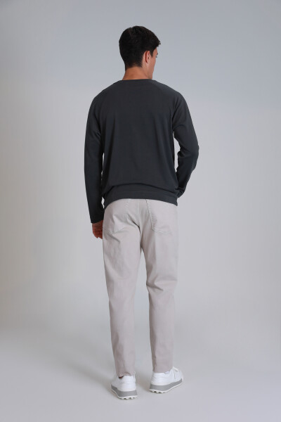 Holly Men's Long Sleeve T-Shirt Khaki - 6