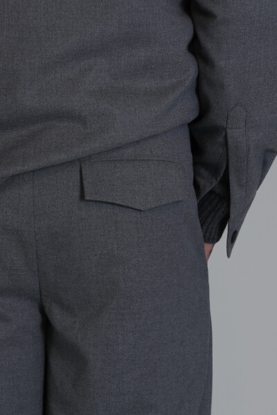 Honer Spor Erkek Chino Pantolon Slim Fit Gri - 4