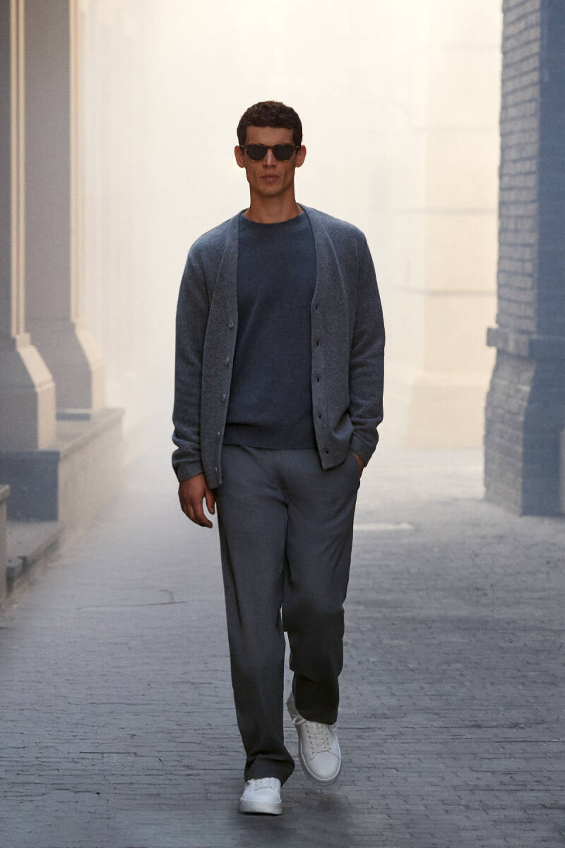 Honer Sports Men's Chino Pants Slim Fit Gray - 1