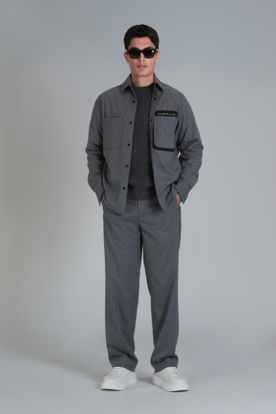 Honer Sports Men's Chino Pants Slim Fit Gray - LUFIAN (1)