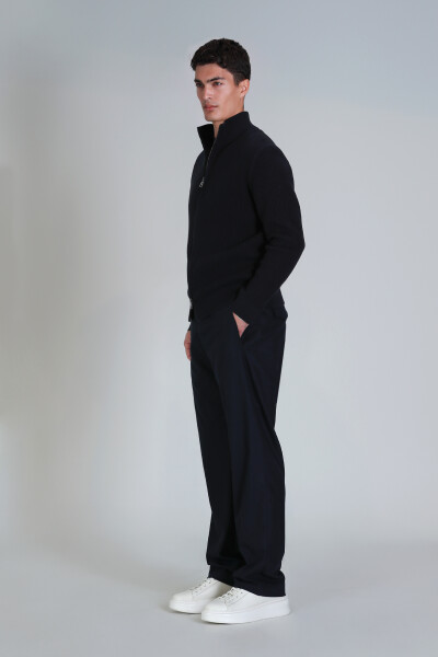 Honer Sports Men's Chino Pants Slim Fit Navy Blue - 3