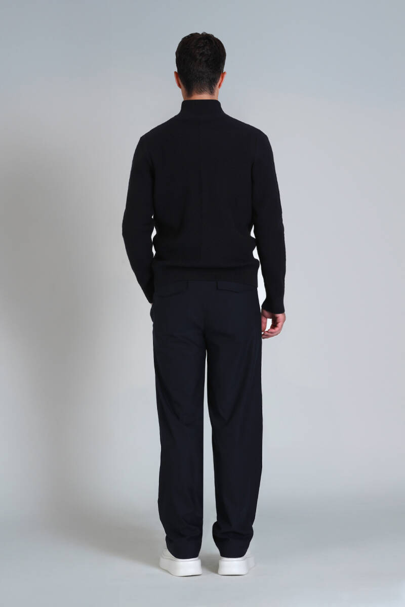 Honer Sports Men's Chino Pants Slim Fit Navy Blue - 5