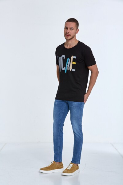 Hope Printed Men's T-Shirt Black - 3