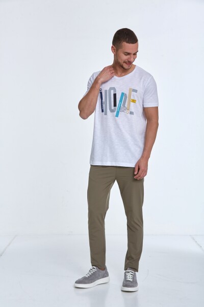 Hope Printed Men's T-Shirt White - 3