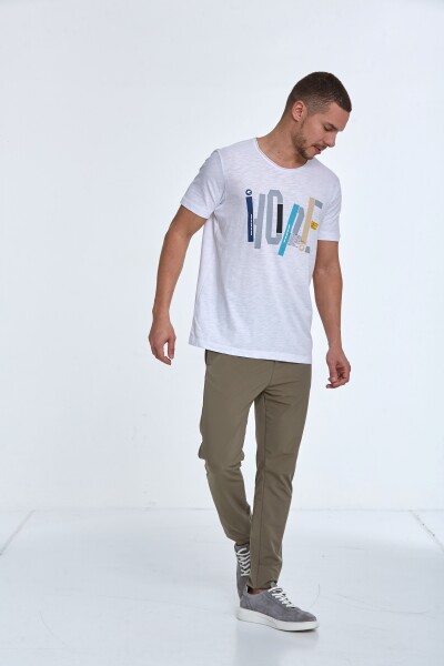 Hope Printed Men's T-Shirt White - 4