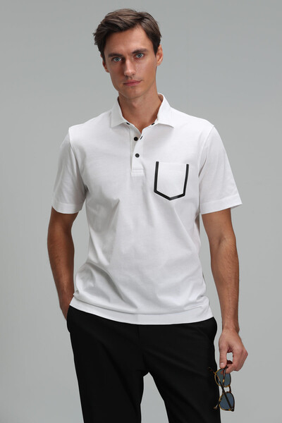Hope Smart Men's Polo T-Shirt Off White - 1