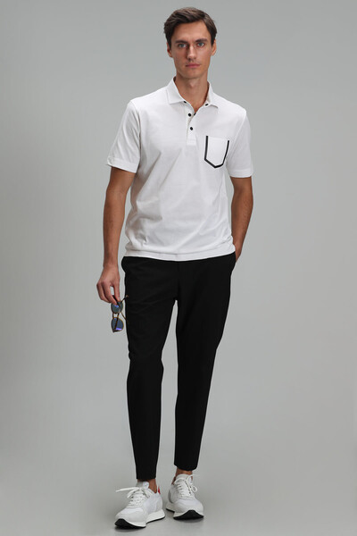Hope Smart Men's Polo T-Shirt Off White - 2