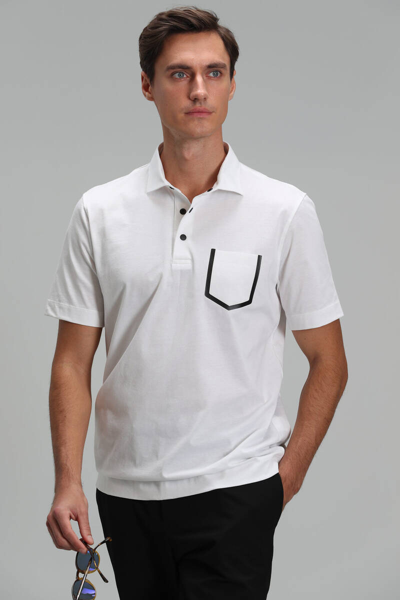 Hope Smart Men's Polo T-Shirt Off White - 4