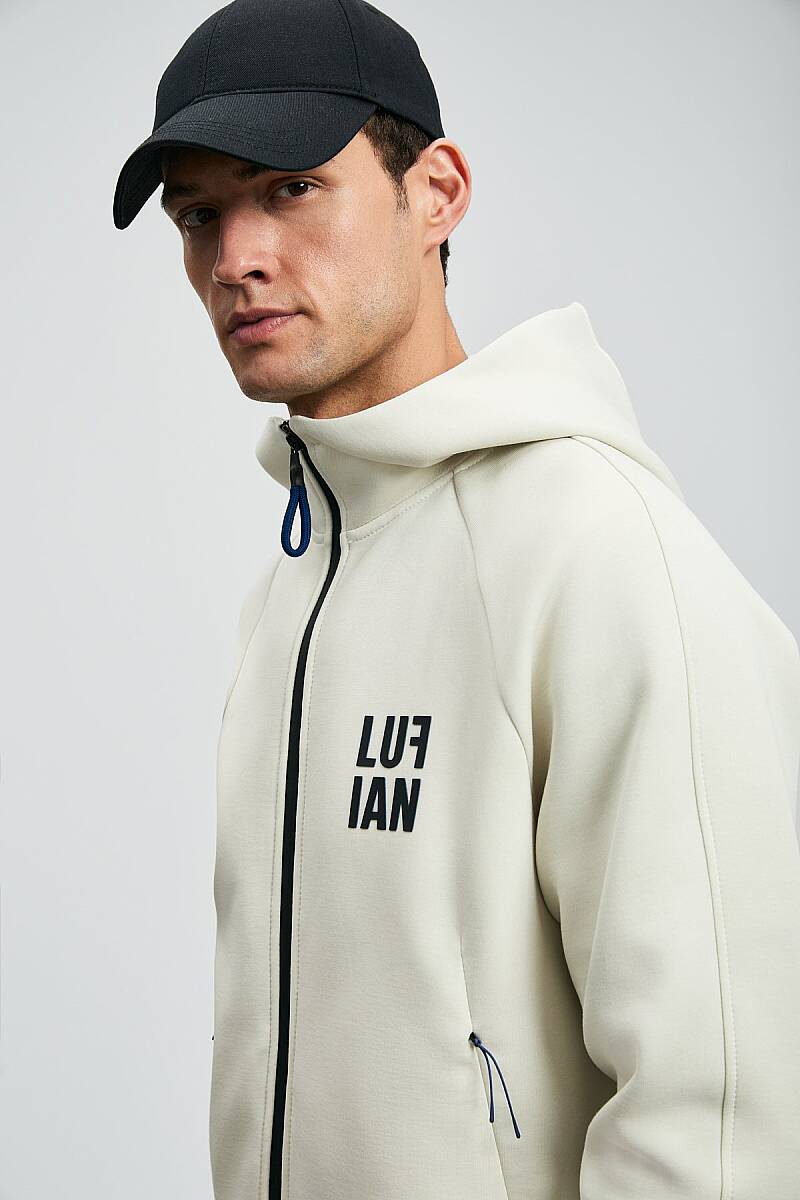 Ice Erkek Eşofman Üstü Kırık Beyaz - 5