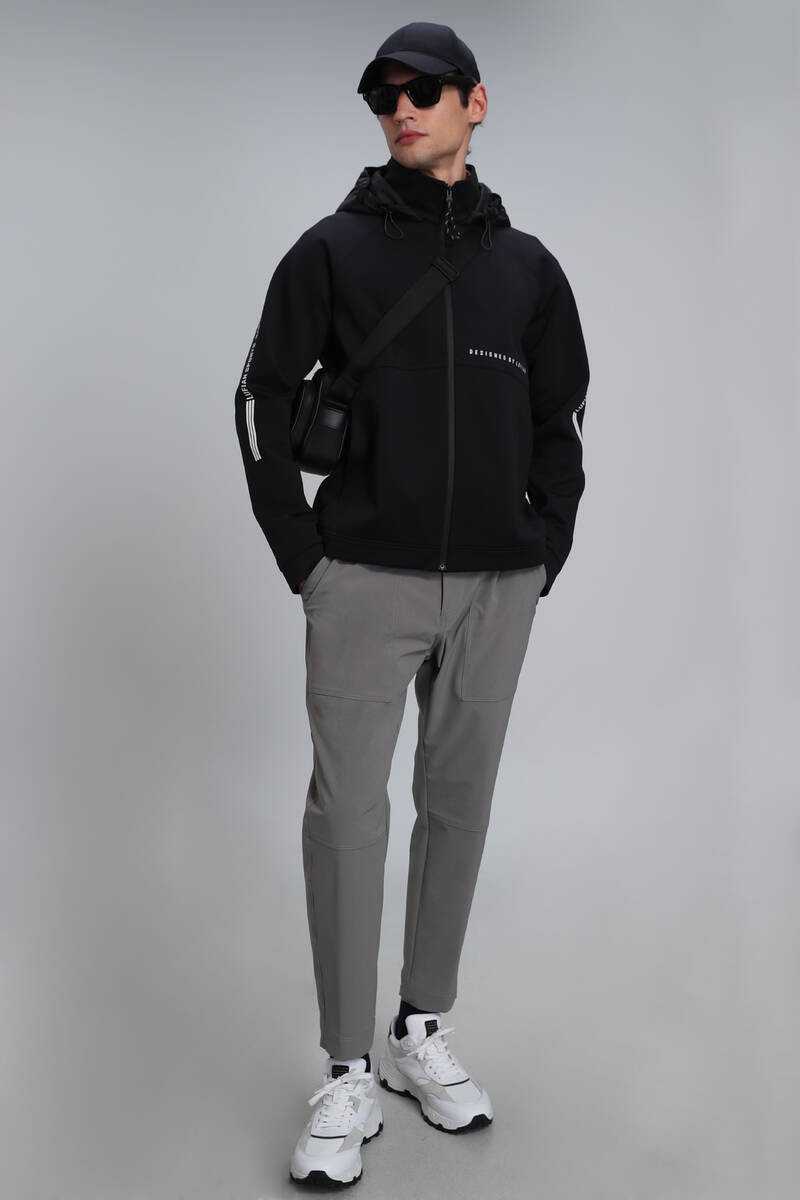 Ice Tracksuit Top Black - 3