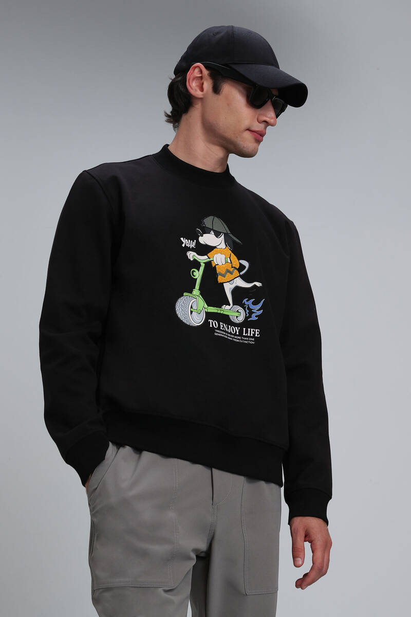Igor Erkek Sweatshirt Siyah - 2