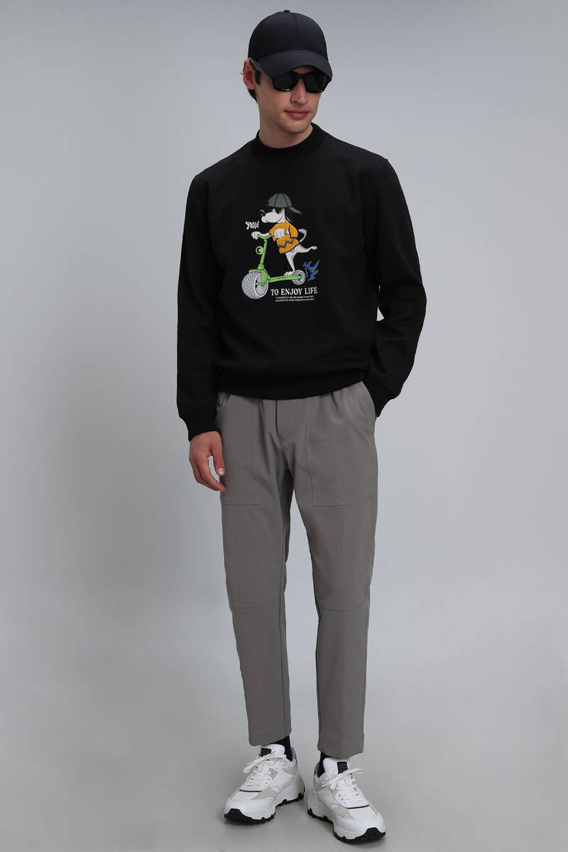 Igor Erkek Sweatshirt Siyah - 4