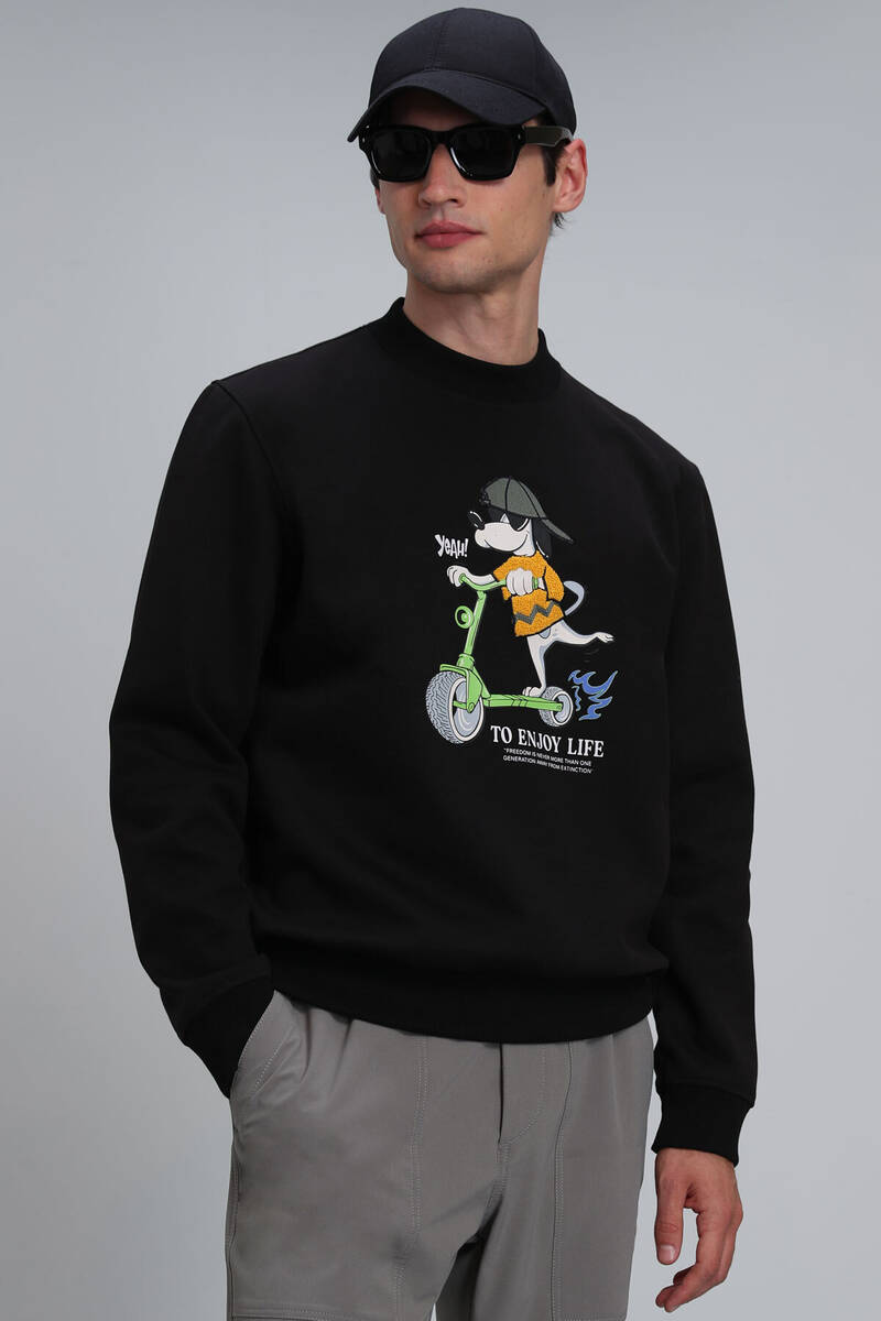 Igor Erkek Sweatshirt Siyah - 1