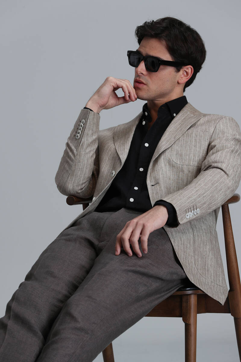 Jak Spor Erkek Blazer Ceket Slim Fit - 2