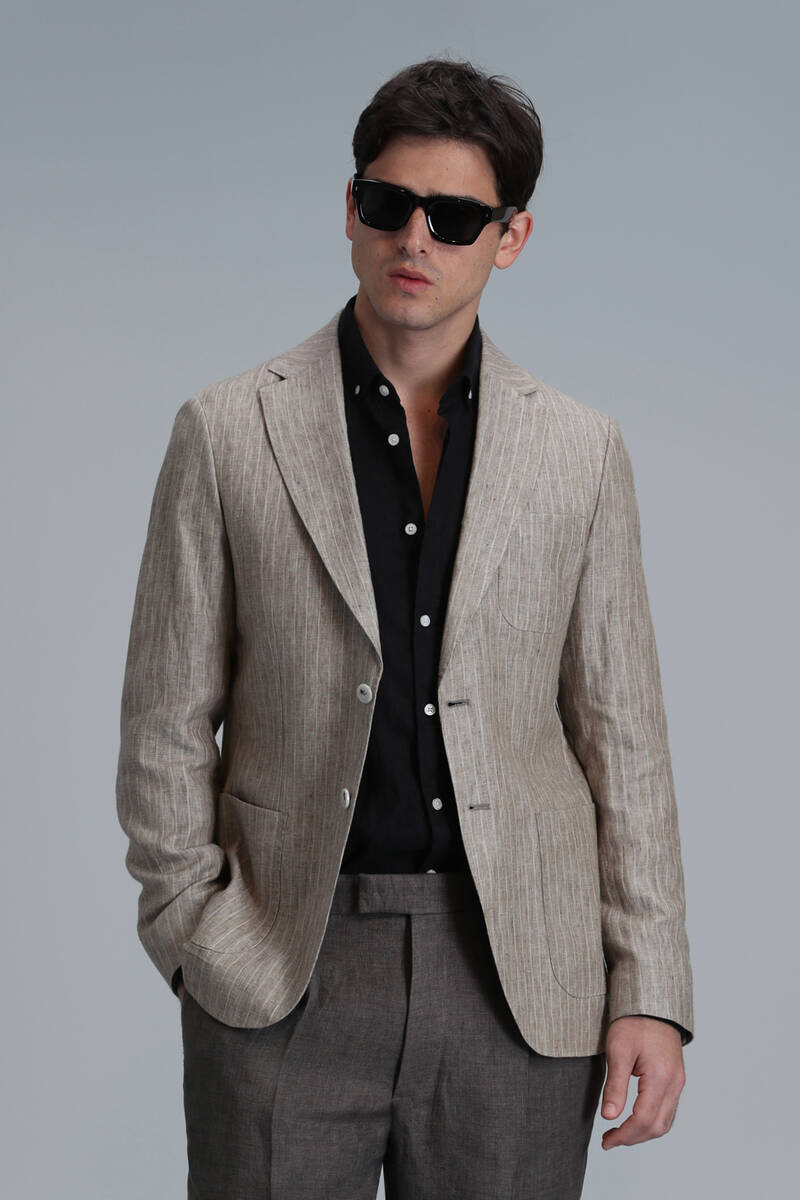 Jak Spor Erkek Blazer Ceket Slim Fit - 5