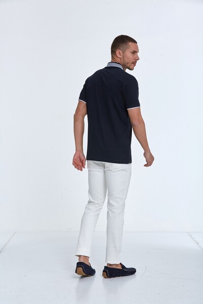 James Polo Men's T-Shirt Navy Blue - 4