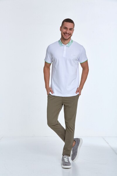 James Polo Men's T-Shirt White - 2