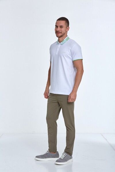 James Polo Men's T-Shirt White - 4