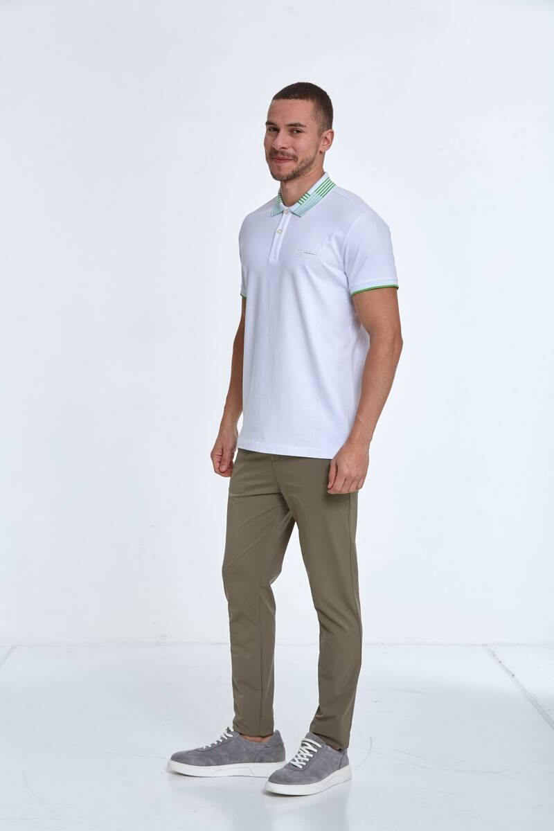James Polo Men's T-Shirt White - 4