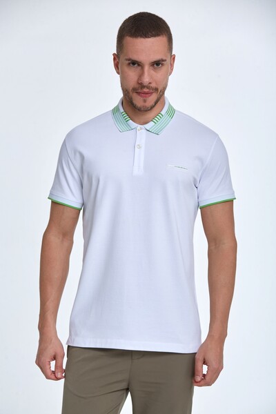 James Polo Men's T-Shirt White 