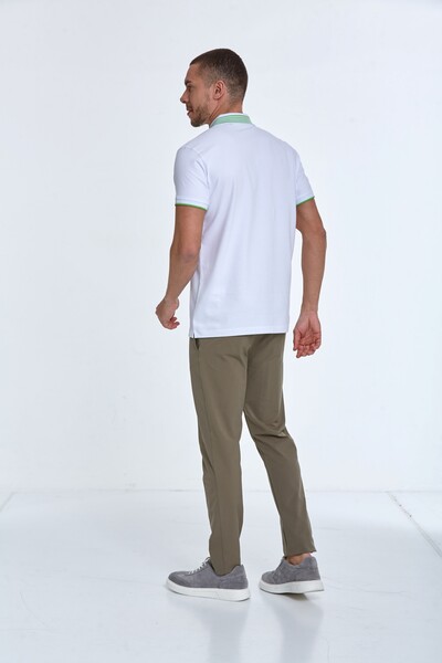 James Polo Men's T-Shirt White - 5