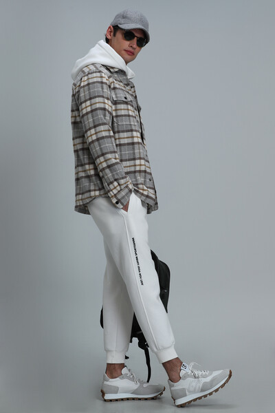 Jeremy Men's Sweatpants Off-White - 4