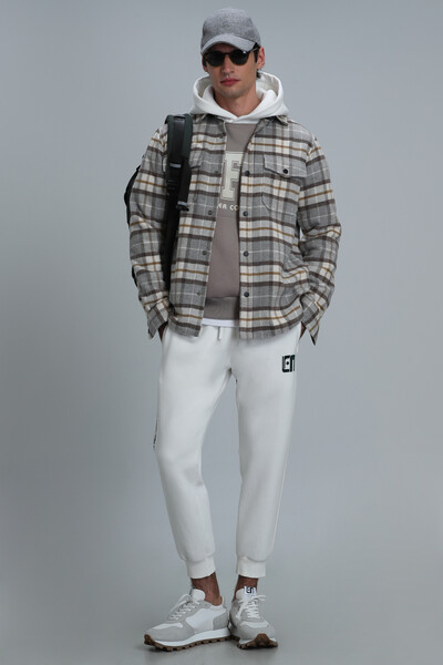 Jeremy Men's Sweatpants Off-White - 5