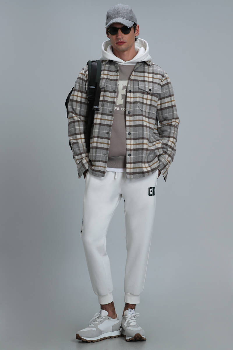 Jeremy Men's Sweatpants Off-White - 5