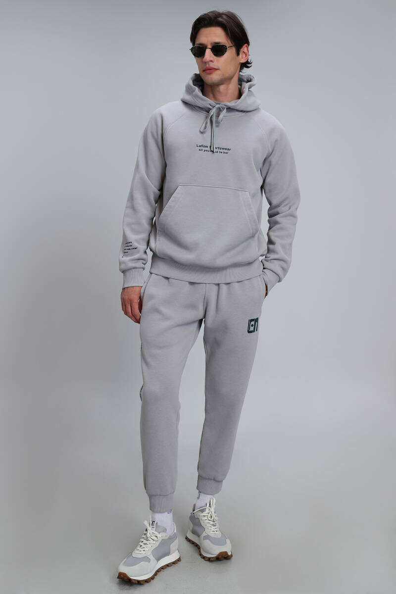 Jeremy Men's Sweatpants Light Gray - 1