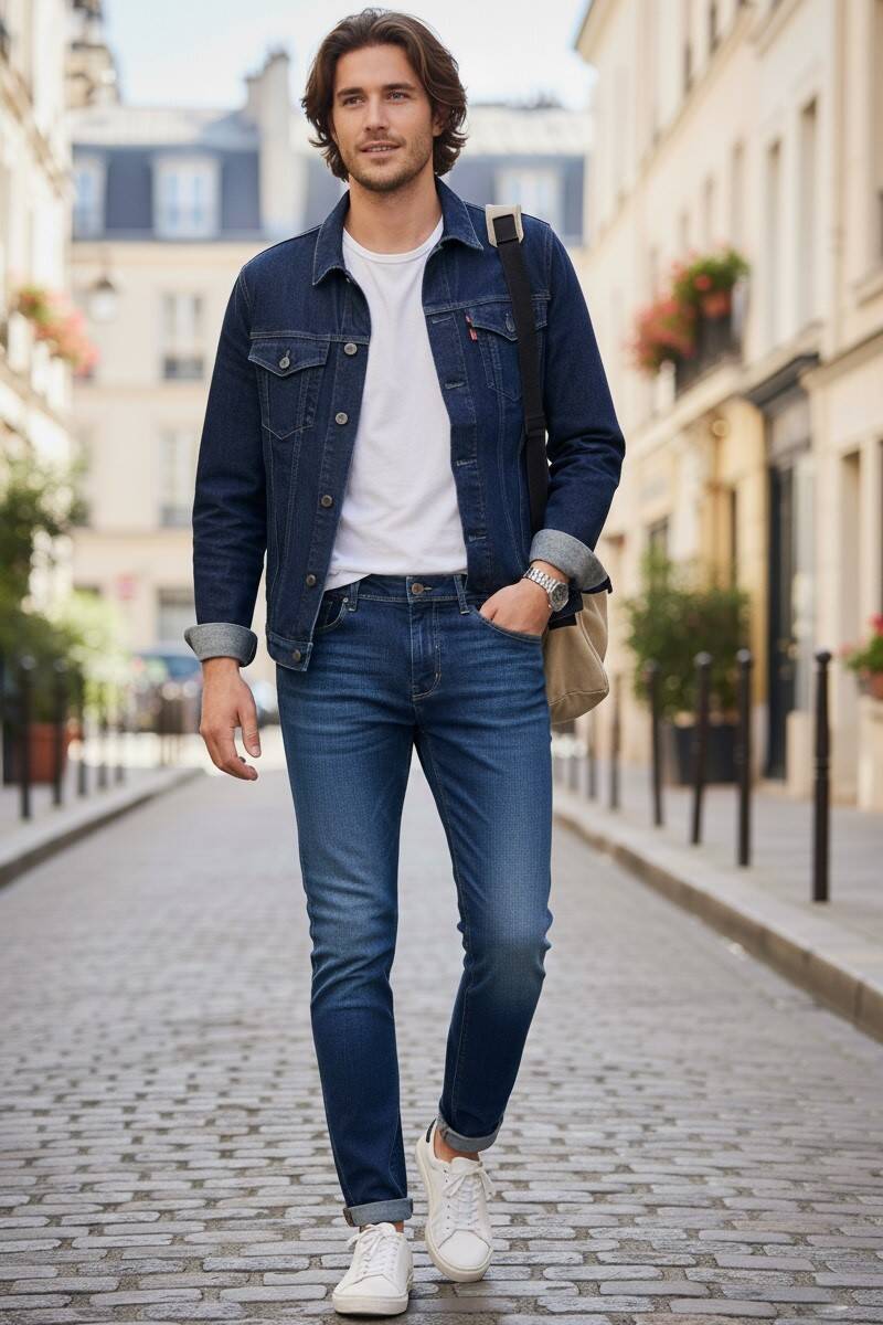 Jeremy Slim Fit Jeans Blue - 1