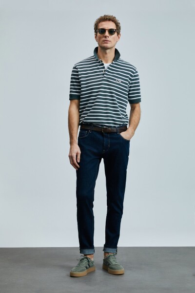 Jon Smart Erkek Polo Tişört Ördek Yeşili - 3