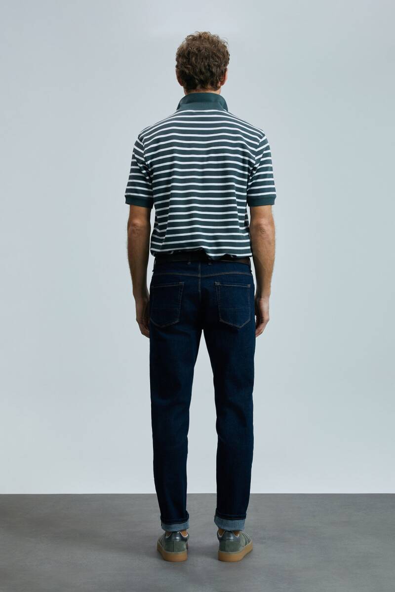 Jon Smart Erkek Polo Tişört Ördek Yeşili - 6