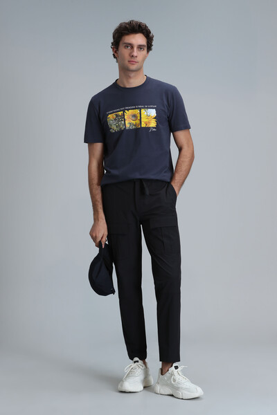 June Modern Grafik T- Shirt Antrasit - 2