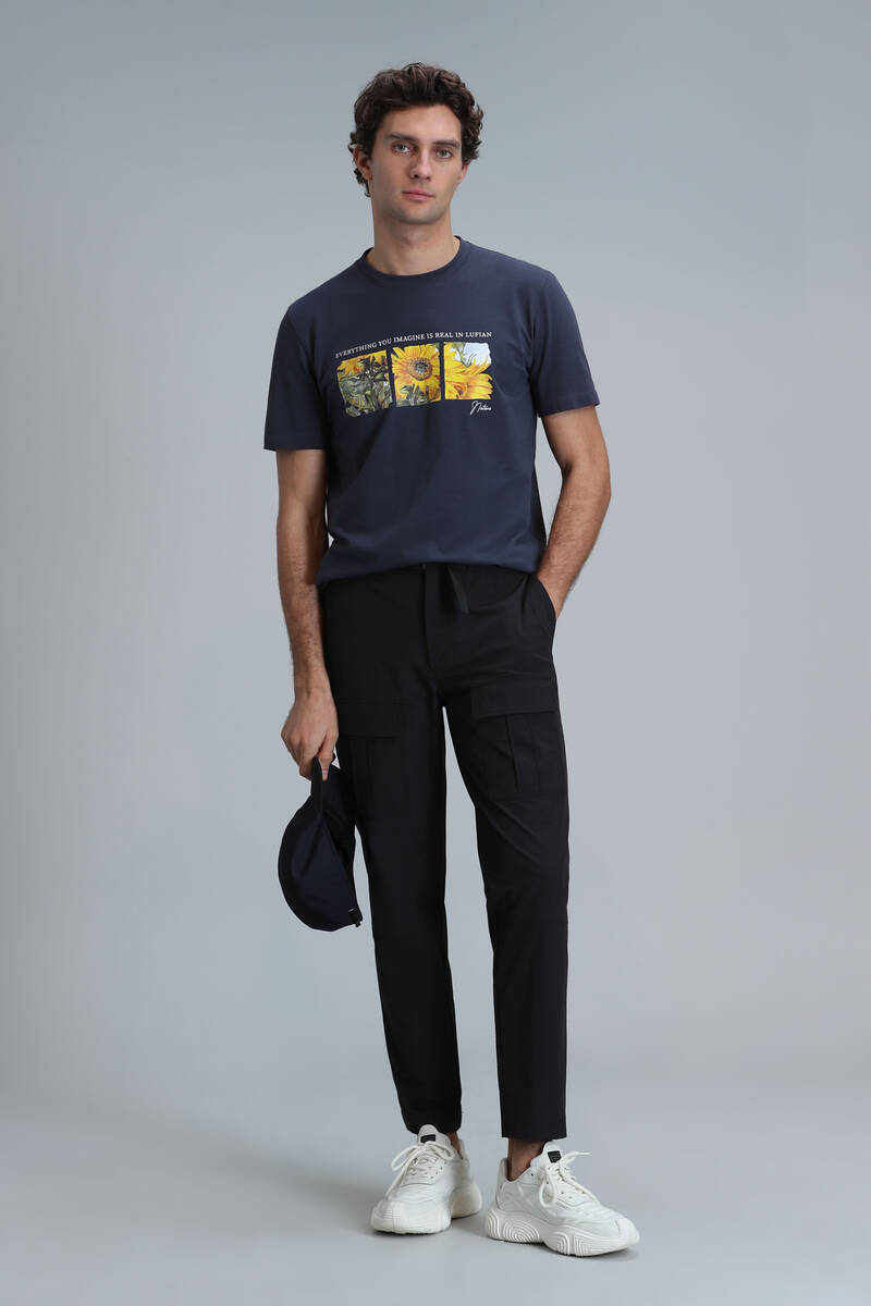 June Modern Grafik T- Shirt Antrasit - 2