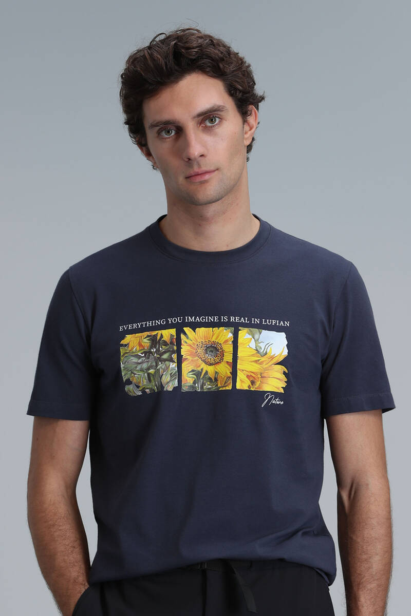 June Modern Grafik T- Shirt Antrasit - 3
