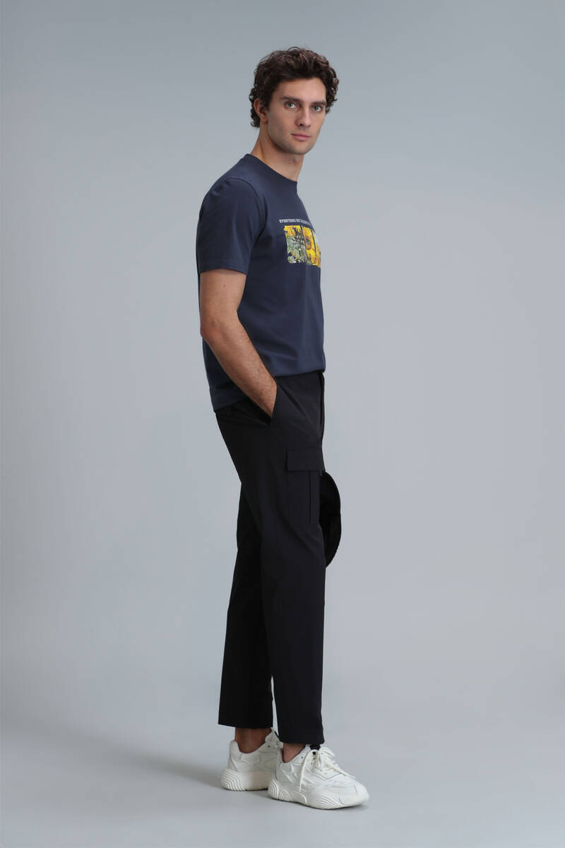 June Modern Grafik T- Shirt Antrasit - 4