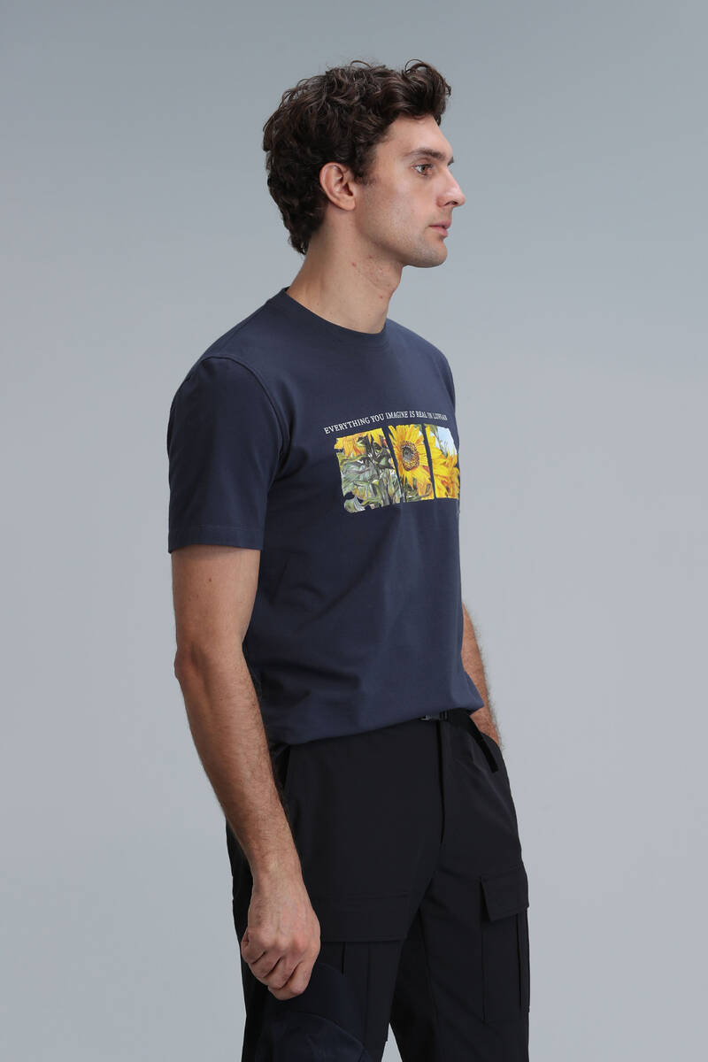 June Modern Grafik T- Shirt Antrasit - 5