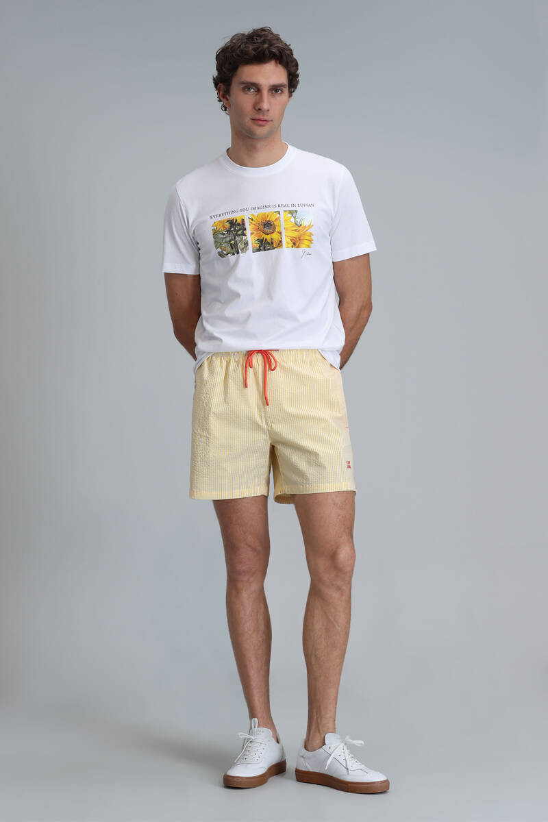 June Modern Grafik T- Shirt Beyaz - 2