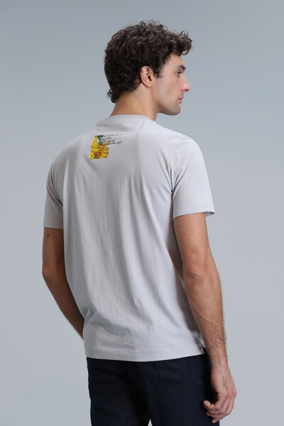 June Modern Graphic T-Shirt Stone - 6