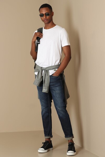 Junya Erkek Basic T-Shirt - 4